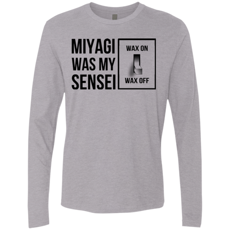 T-Shirts Heather Grey / Small My Sensei Men's Premium Long Sleeve