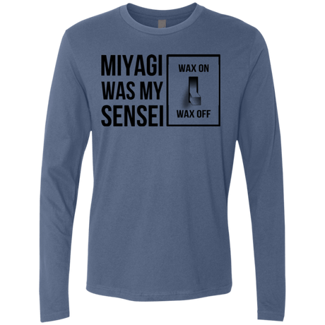 T-Shirts Indigo / Small My Sensei Men's Premium Long Sleeve