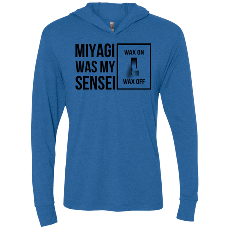T-Shirts Vintage Royal / X-Small My Sensei Triblend Long Sleeve Hoodie Tee