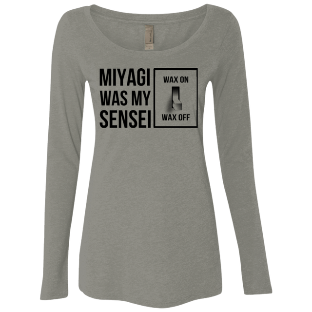 T-Shirts Venetian Grey / Small My Sensei Women's Triblend Long Sleeve Shirt