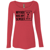 T-Shirts Vintage Red / Small My Sensei Women's Triblend Long Sleeve Shirt