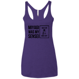 T-Shirts Purple / X-Small My Sensei Women's Triblend Racerback Tank