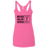 T-Shirts Vintage Pink / X-Small My Sensei Women's Triblend Racerback Tank
