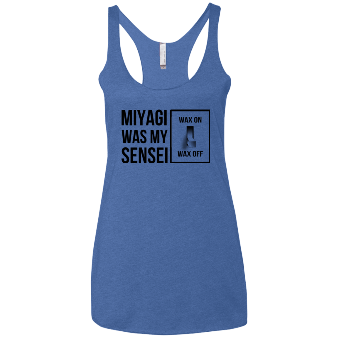 T-Shirts Vintage Royal / X-Small My Sensei Women's Triblend Racerback Tank