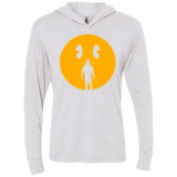 T-Shirts Heather White / X-Small My son Triblend Long Sleeve Hoodie Tee