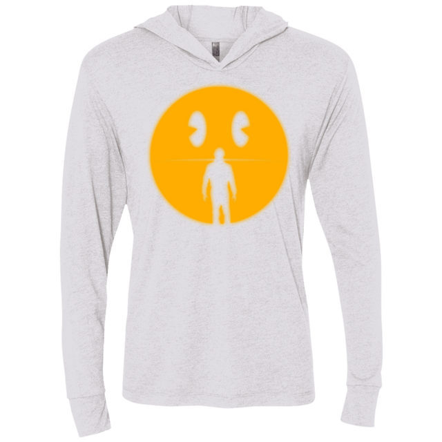 T-Shirts Heather White / X-Small My son Triblend Long Sleeve Hoodie Tee