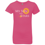 T-Shirts Hot Pink / YXS My Sun And Stars Girls Premium T-Shirt