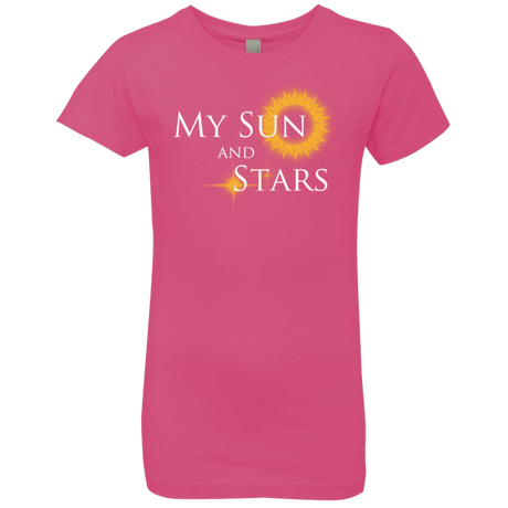 T-Shirts Hot Pink / YXS My Sun And Stars Girls Premium T-Shirt