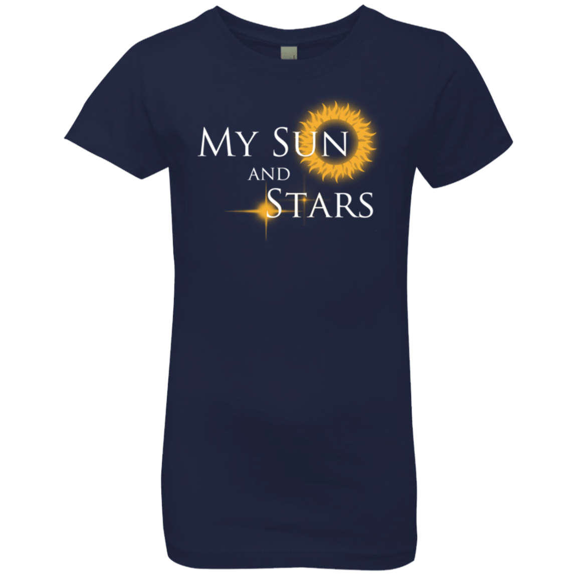 T-Shirts Midnight Navy / YXS My Sun And Stars Girls Premium T-Shirt