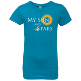 T-Shirts Turquoise / YXS My Sun And Stars Girls Premium T-Shirt