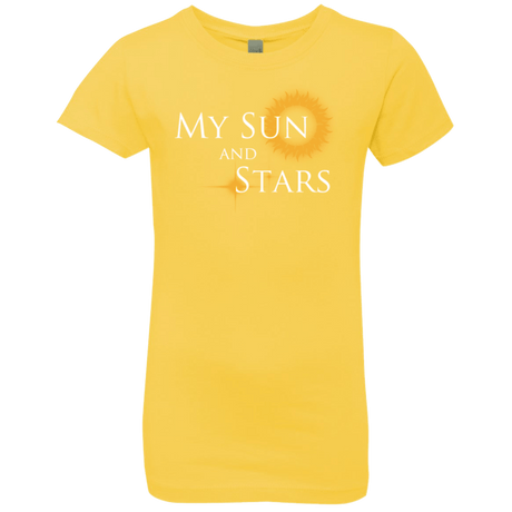 T-Shirts Vibrant Yellow / YXS My Sun And Stars Girls Premium T-Shirt