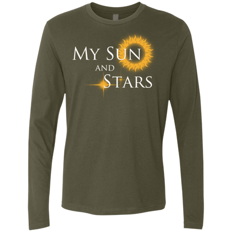 T-Shirts Military Green / Small My Sun And Stars Men's Premium Long Sleeve