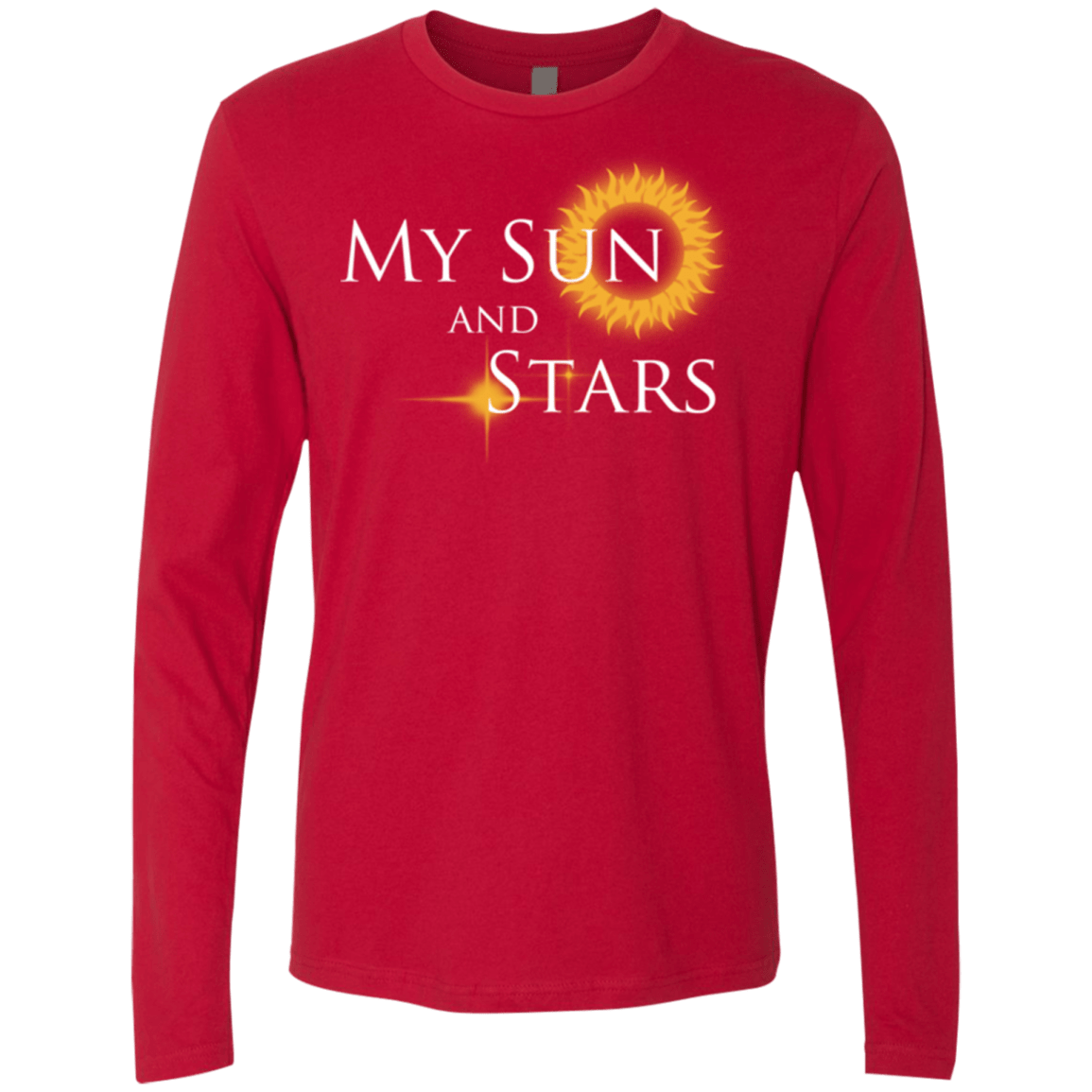 T-Shirts Red / Small My Sun And Stars Men's Premium Long Sleeve