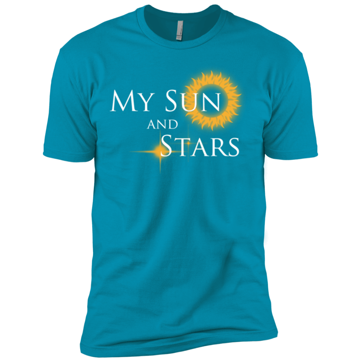 T-Shirts Turquoise / X-Small My Sun And Stars Men's Premium T-Shirt