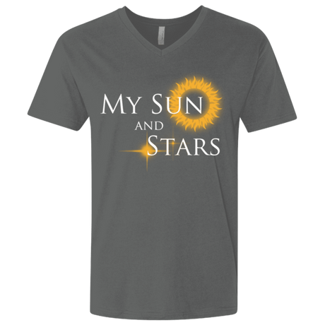 T-Shirts Heavy Metal / X-Small My Sun And Stars Men's Premium V-Neck