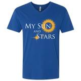T-Shirts Royal / X-Small My Sun And Stars Men's Premium V-Neck