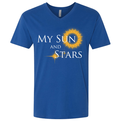 T-Shirts Royal / X-Small My Sun And Stars Men's Premium V-Neck