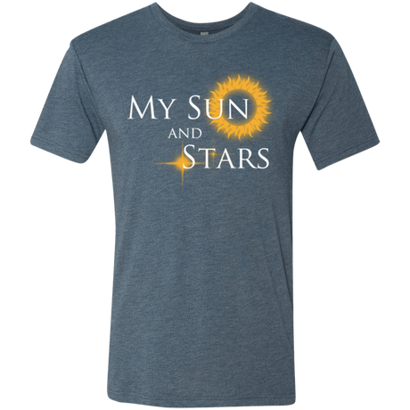 T-Shirts Indigo / Small My Sun And Stars Men's Triblend T-Shirt