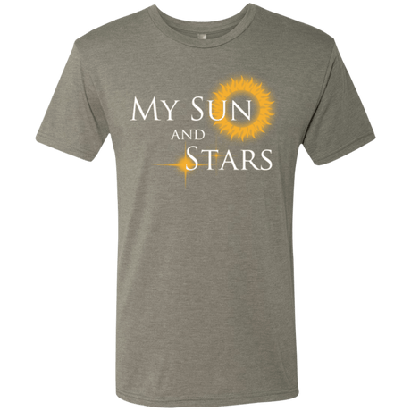 T-Shirts Venetian Grey / Small My Sun And Stars Men's Triblend T-Shirt