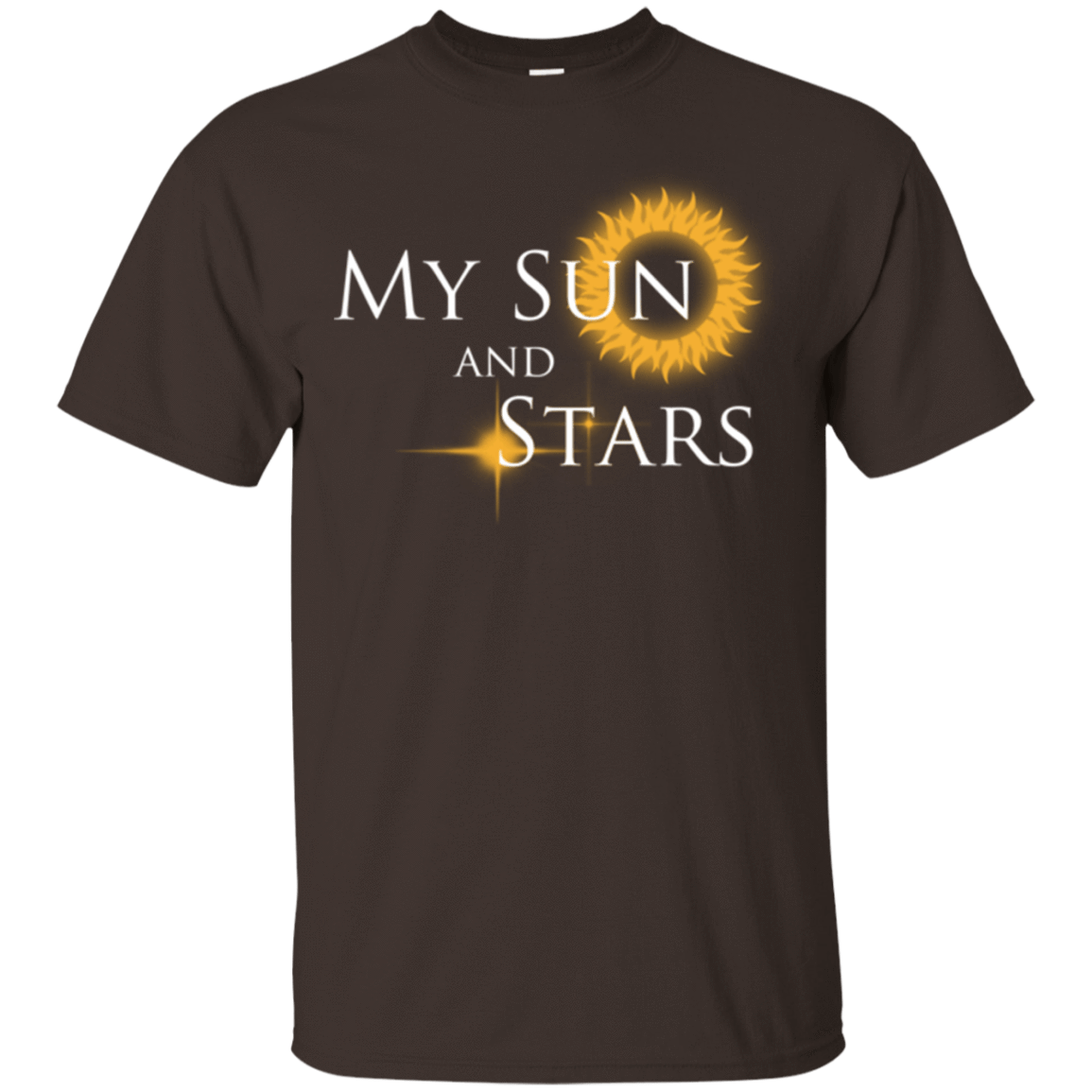 T-Shirts Dark Chocolate / Small My Sun And Stars T-Shirt