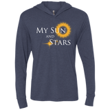 T-Shirts Vintage Navy / X-Small My Sun And Stars Triblend Long Sleeve Hoodie Tee