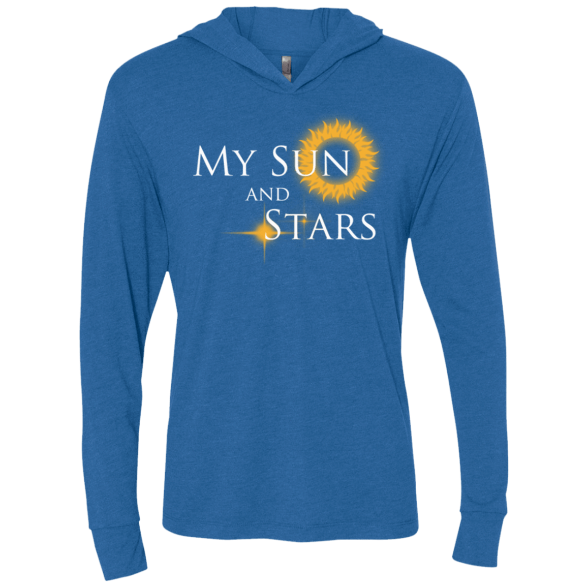 T-Shirts Vintage Royal / X-Small My Sun And Stars Triblend Long Sleeve Hoodie Tee