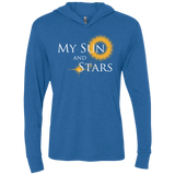 T-Shirts Vintage Royal / X-Small My Sun And Stars Triblend Long Sleeve Hoodie Tee