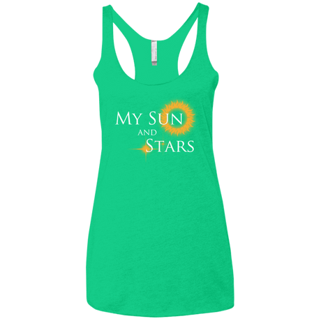 T-Shirts Envy / X-Small My Sun And Stars Women's Triblend Racerback Tank