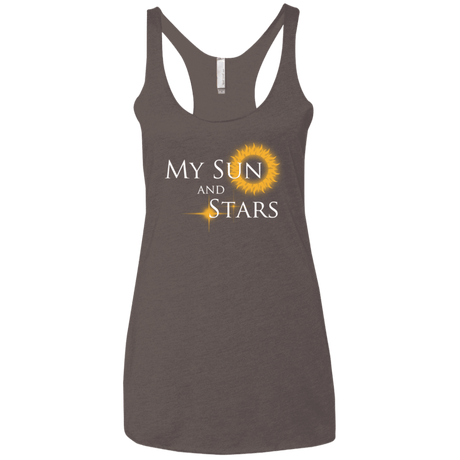T-Shirts Macchiato / X-Small My Sun And Stars Women's Triblend Racerback Tank