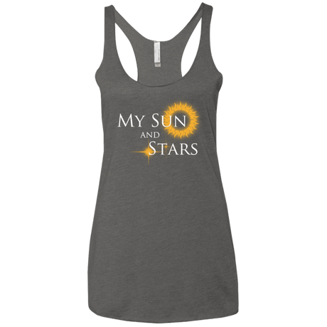 T-Shirts Premium Heather / X-Small My Sun And Stars Women's Triblend Racerback Tank
