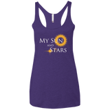 T-Shirts Purple / X-Small My Sun And Stars Women's Triblend Racerback Tank