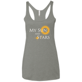 T-Shirts Venetian Grey / X-Small My Sun And Stars Women's Triblend Racerback Tank