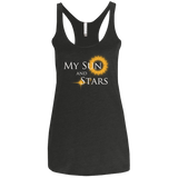 T-Shirts Vintage Black / X-Small My Sun And Stars Women's Triblend Racerback Tank