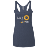T-Shirts Vintage Navy / X-Small My Sun And Stars Women's Triblend Racerback Tank