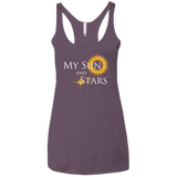 T-Shirts Vintage Purple / X-Small My Sun And Stars Women's Triblend Racerback Tank