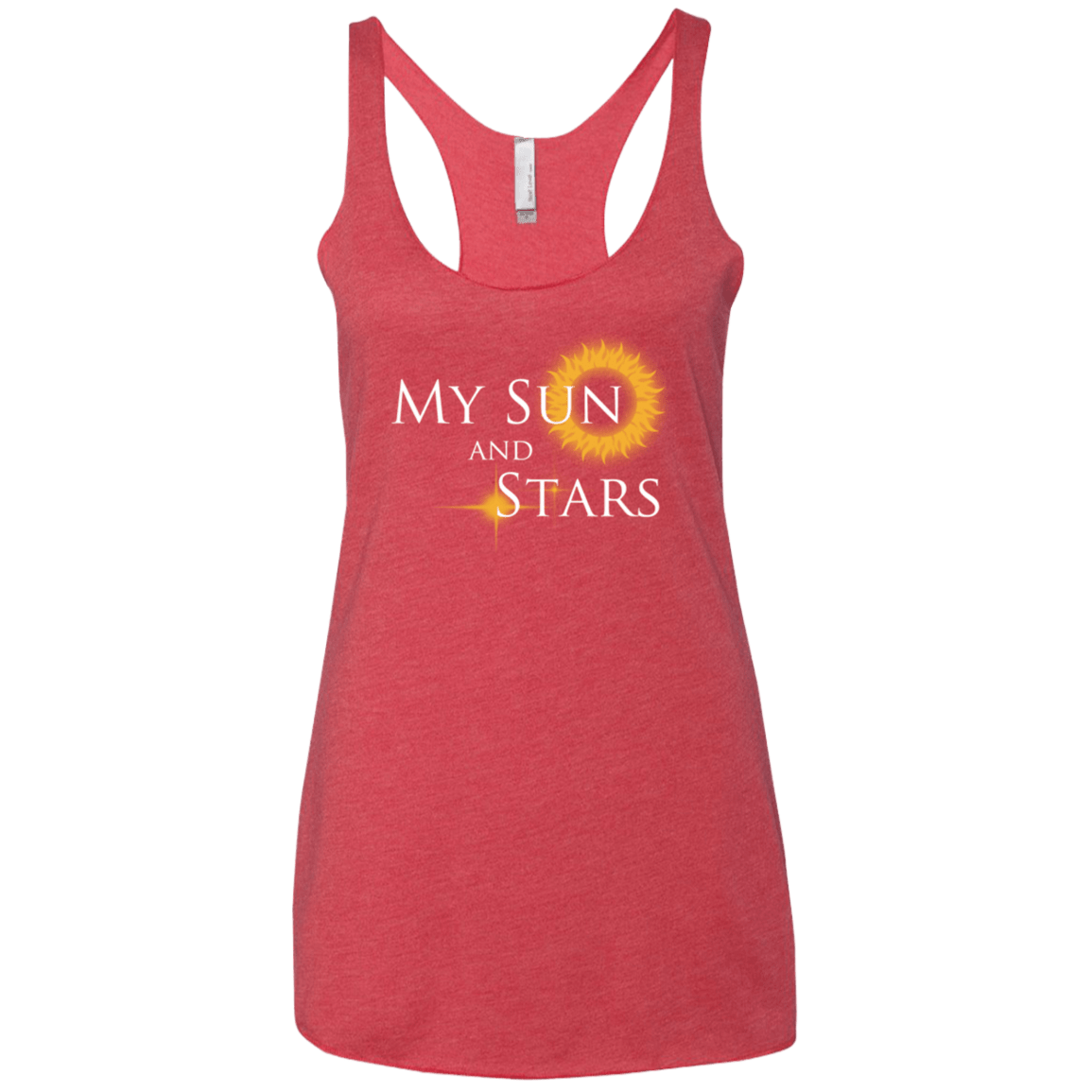T-Shirts Vintage Red / X-Small My Sun And Stars Women's Triblend Racerback Tank