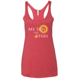 T-Shirts Vintage Red / X-Small My Sun And Stars Women's Triblend Racerback Tank
