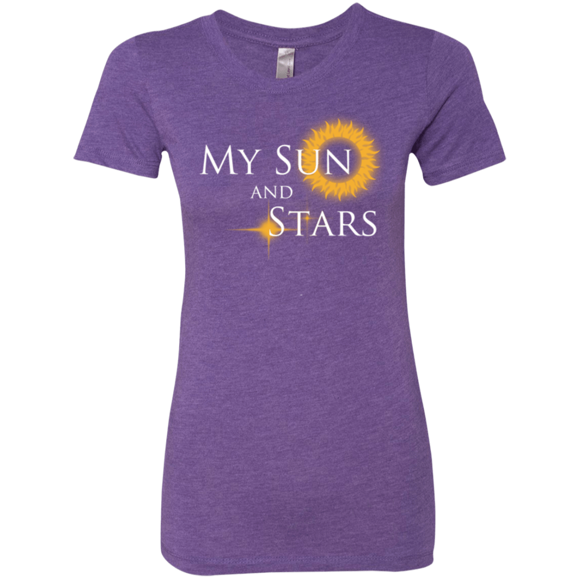 T-Shirts Purple Rush / Small My Sun And Stars Women's Triblend T-Shirt