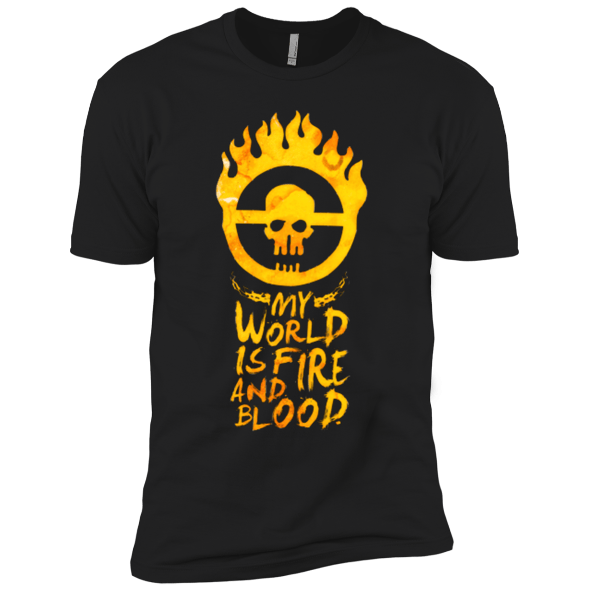 T-Shirts Black / YXS My World Is Fire Boys Premium T-Shirt