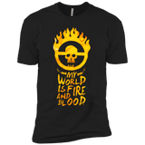 T-Shirts Black / YXS My World Is Fire Boys Premium T-Shirt