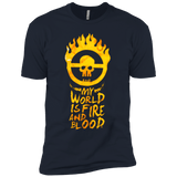 T-Shirts Midnight Navy / YXS My World Is Fire Boys Premium T-Shirt