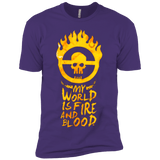 T-Shirts Purple Rush/ / X-Small My World Is Fire Men's Premium T-Shirt