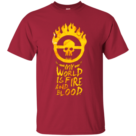 T-Shirts Cardinal / Small My World Is Fire T-Shirt