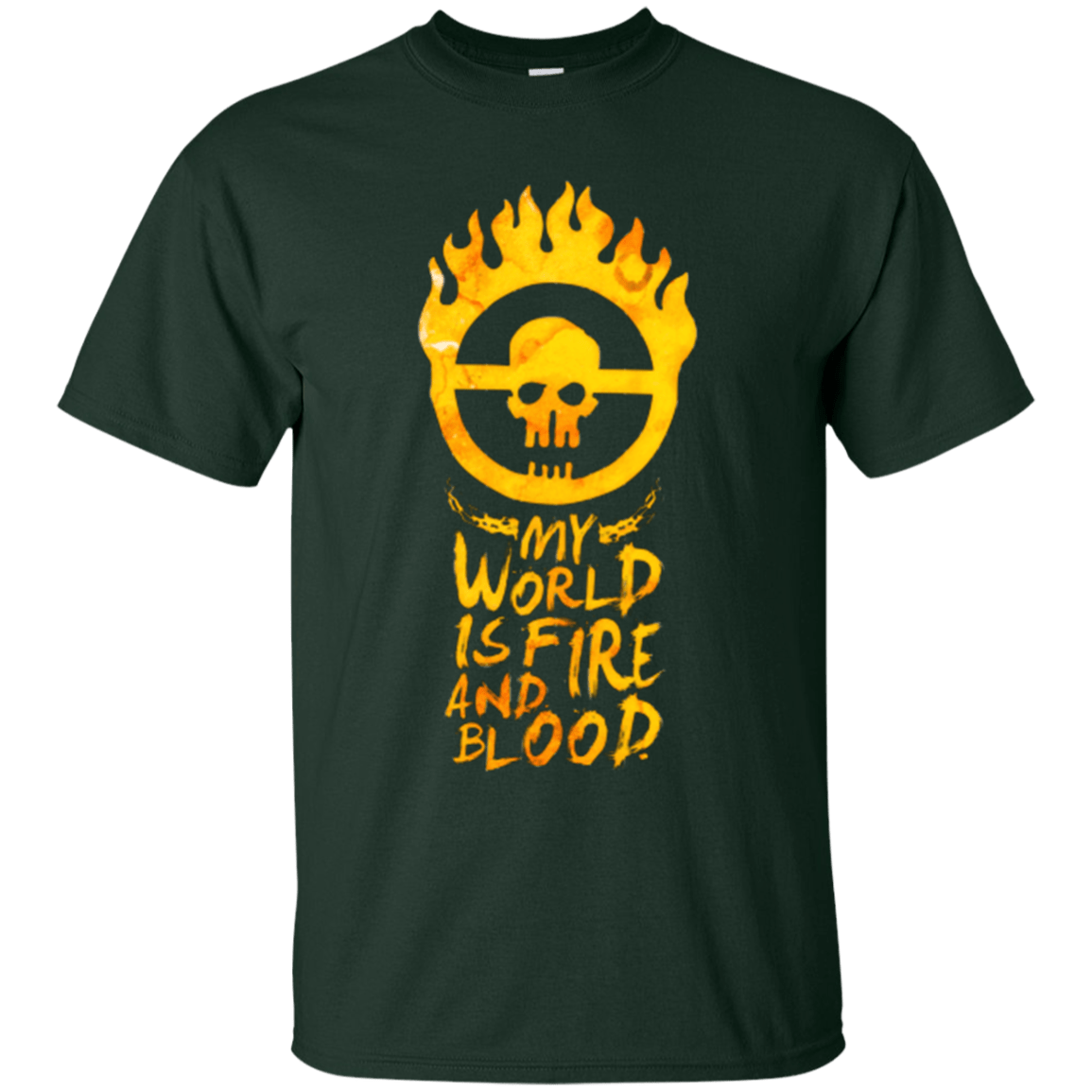 T-Shirts Forest / Small My World Is Fire T-Shirt