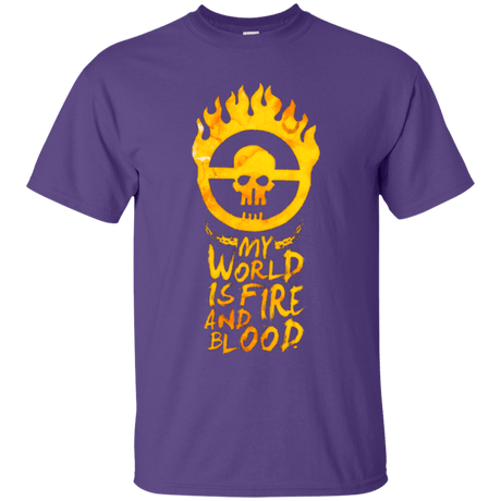 T-Shirts Purple / Small My World Is Fire T-Shirt