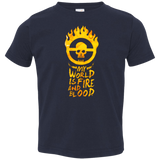 T-Shirts Navy / 2T My World Is Fire Toddler Premium T-Shirt