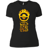 T-Shirts Black / X-Small My World Is Fire Women's Premium T-Shirt