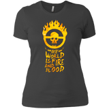 T-Shirts Heavy Metal / X-Small My World Is Fire Women's Premium T-Shirt