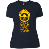 T-Shirts Midnight Navy / X-Small My World Is Fire Women's Premium T-Shirt