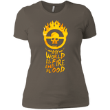 T-Shirts Warm Grey / X-Small My World Is Fire Women's Premium T-Shirt